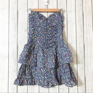 Abercrombie & Fitch Strapless Dress Size: Medium